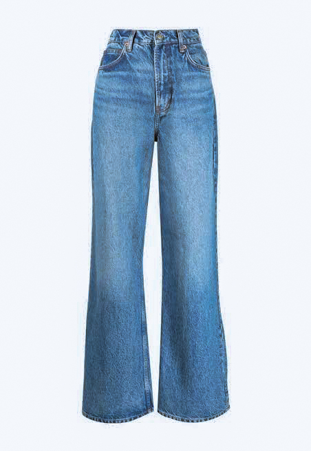 A picture of Blue Bell-bottom Women's Denim Jeans